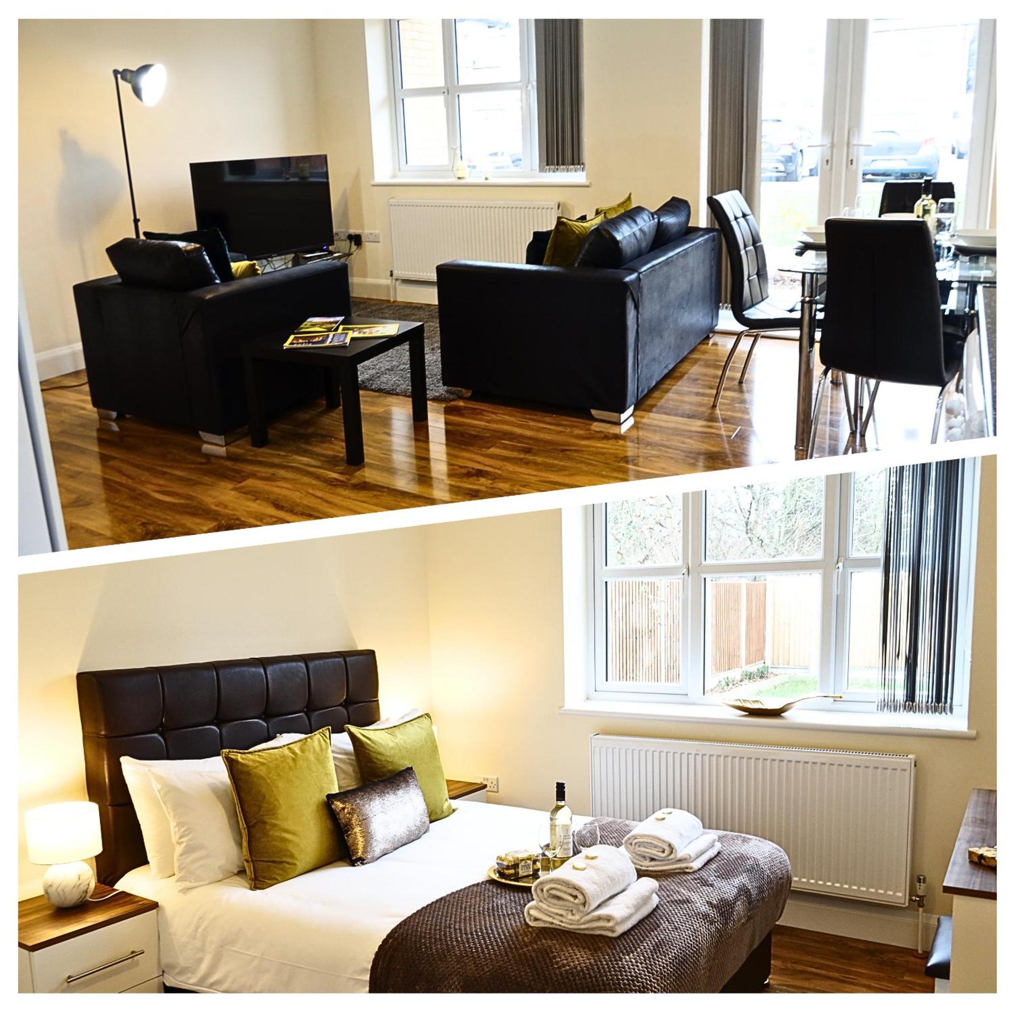 Apartamento Luxury 2 Bed 2 Bath - Free Parking - 5Min To Airport - Sleeps 6 Ashford  Exterior foto