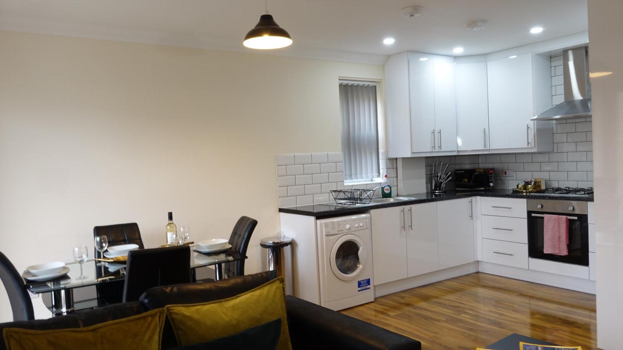Apartamento Luxury 2 Bed 2 Bath - Free Parking - 5Min To Airport - Sleeps 6 Ashford  Exterior foto